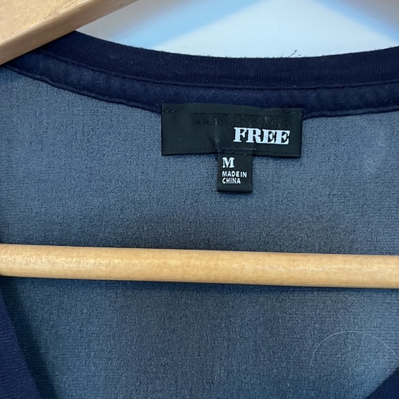 Aritzia Free purple and leather blouse - Picture 2 of 3